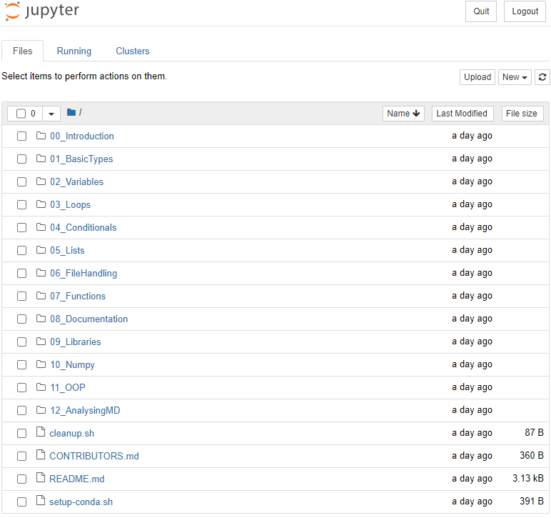 jupyter main session