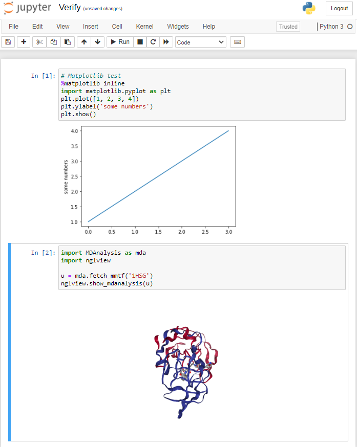 verify output